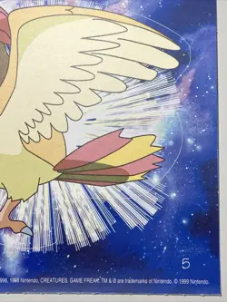 Vintage Pokemon 1999 Pidgeotto Nintendo Sticker New! Gotta catch 'em all! - Image 4