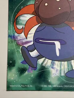 Vintage Pokemon 1999 Gloom Nintendo Sticker New! - Image 2