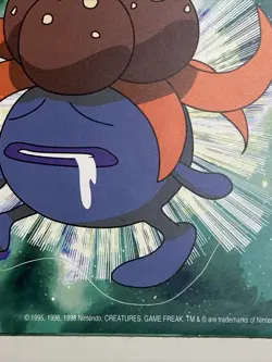 Vintage Pokemon 1999 Gloom Nintendo Sticker New! - Image 3