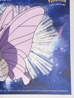 Vintage Pokemon 1999 Venomoth Nintendo Sticker New! - Image 3