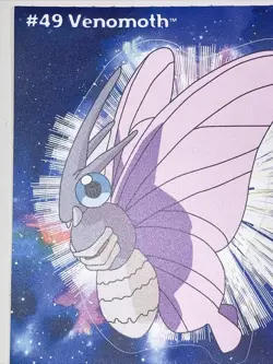 Vintage Pokemon 1999 Venomoth Nintendo Sticker New! - Image 5