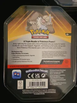 Tyranitar Slaking Darkrai Triple Whammy Tin Set of 3 Factory Sealed Pokemon - Image 4