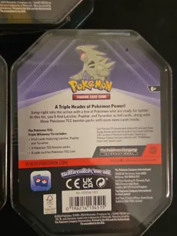 Tyranitar Slaking Darkrai Triple Whammy Tin Set of 3 Factory Sealed Pokemon - Image 5