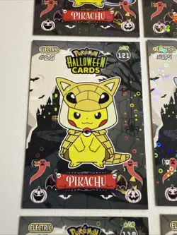 2025 POKEMON HALLOWEEN Collectoons Pikachu Poncho Costume Lot 2 Non Tcg - Image 5