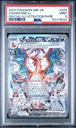 2023 Pokemon Obf EN-Obsidian Flames Charizard Ex PSA 9 - Image 1