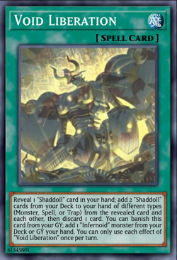 Yugioh! Void Unleashing BLGG-EN025 Battles of Legend: Glorious Gallery PREORDER - Image 1