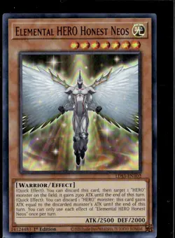 Yu-Gi-Oh Elemental HERO Honest Neos (RED) LDS3-EN102 1st Edition - Image 1