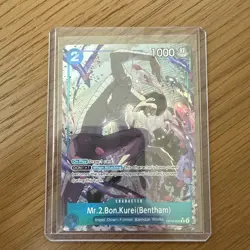 IN HAND! Mr.2.Bon.Kurei Alt Art OP16-055 One Piece Time of Battle ENGLISH - Image 1