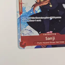 One Piece Sanji Royal Blood #OP10-005 SR NM Full Art 3000 Special 3 Punk Hazard - Image 3