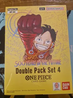 One Piece TCG Sealed Display 8x DOUBLE PACK SET 4 DP04 DP-04 - ENG ENGLISH - Image 1