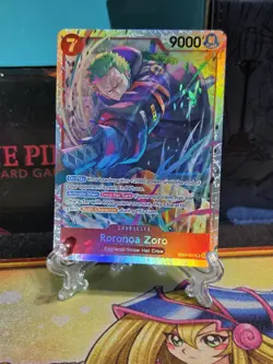 Roronoa Zoro EB04-007 SR Alternate Art Holo Egghead English NM - Image 1