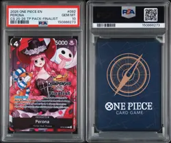 2025 One Piece Championship Finalist Perona OP10-092 PSA 10 💎 POP 33 - Image 2