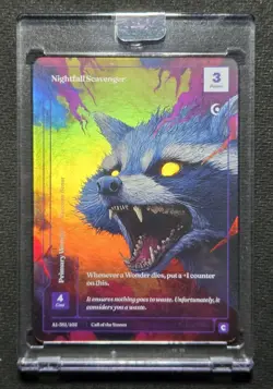 Wonders of the First, CotS - Nightfall Scavenger A1-361/402 C, Alt Formless Foil - Image 1
