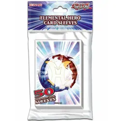 Yu-Gi-Oh! Elemental Hero Card Sleeves (50-Pack) - Konami Card Sleeves - Image 1