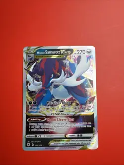 Hisuian Samurott VSTAR 102/189 Astral Radiance Ultra Rare Pokemon TCG Card NM - Image 1