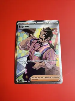 Saguaro 255/193 Paldea Evolved Full Art Ultra Rare Holo Pokemon Card NM - Image 1