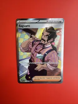 Saguaro 255/193 Paldea Evolved Full Art Ultra Rare Holo Pokemon Card NM - Image 2