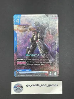 Gundam NT-1 GD03-001 LR Legendary Foil - Steel Requiem - Gundam TCG Card Game - Image 3