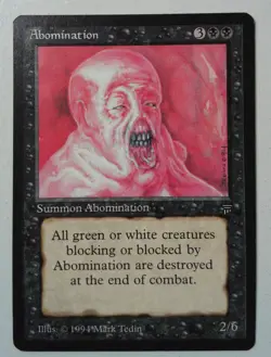 Abomination *Uncommon* Magic MtG x1 Legends SP - Image 1