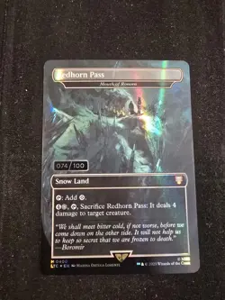 Magic: The Gathering Redhorn Pass / Mouth Of Ronom Serialized (074/100) - Image 1