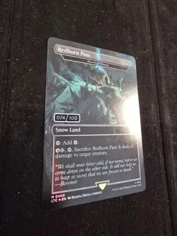 Magic: The Gathering Redhorn Pass / Mouth Of Ronom Serialized (074/100) - Image 2