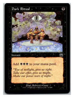 Mercadian Masques #129 Dark Ritual - Image 1