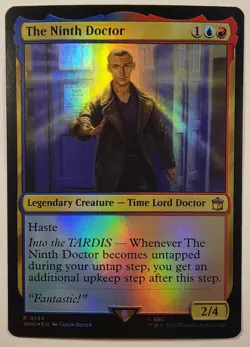 MTG - The Ninth Doctor - Foil - WHO 148 - Universes Beyond: Doctor Who - Rare - Image 1