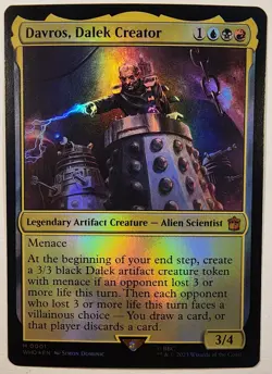 MTG - Davros, Dalek Creator - Foil - WHO 1 - Universes Beyond: Doctor Who - M - Image 1