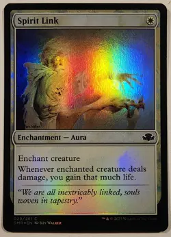 MTG - Spirit Link - Foil - DMR 29 - Dominaria Remastered - C - Image 1