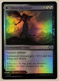 MTG - Glasswing Grace - Foil - MH3 254 - Modern Horizons 3 - U - LP - Image 1