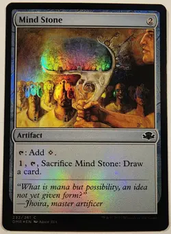 MTG - Mind Stone - Foil - DMR 232 - Dominaria Remastered - C - Image 1