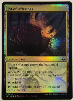 MTG - Pit of Offerings - Foil - LCI 278 - The Lost Caverns of Ixalan - U - Image 1