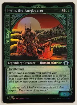 MTG - Fynn, the Fangbearer - Foil - MUL 26 - MoM: Multiverse Legends - U - LP - Image 1