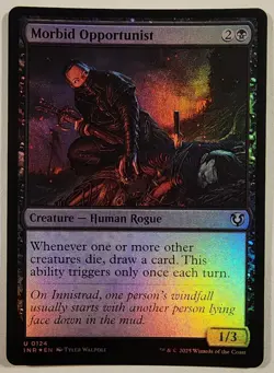 MTG - Morbid Opportunist - Foil - INR 124 - Innistrad Remastered - U - Image 1