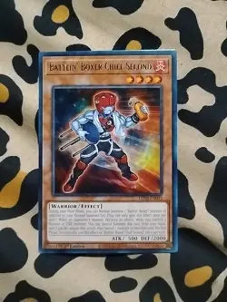 YuGiOh Battlin' Boxer Chief Second LD10-EN033 Rare 1st Edition - Image 1