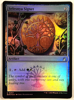 MTG - Selesnya Signet - Foil - RVR 0267 - Ravnica Remastered Magic the Gathering - Image 1