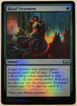 MTG - Royal Treatment - Foil - WOE 183 - Wilds of Eldraine - U - Image 1
