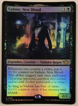 MTG - Vadmir, New Blood - Foil - OTJ 113 - Outlaws of Thunder Junction - R - LP - Image 1