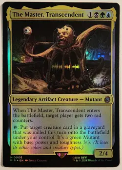 MTG - The Master, Transcendent - Foil - PIP 6 - Universes Beyond: Fallout - M - Image 1