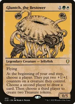 MTG - Gluntch, the Bestower - Showcase - CLB 422 - Battle for Baldur's Gate Rare - Image 1