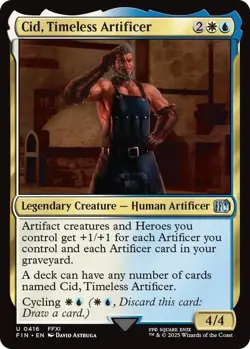 MTG - Cid, Timeless Artificer - FIN 0416 - Final Fantasy - Magic the Gathering - Image 1