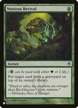 MTG - Noxious Revival - The List Reprints - Magic the Gathering - Image 1
