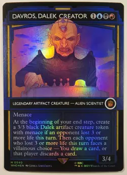 MTG - Davros, Dalek Creator (Showcase) - Foil - WHO 540 - Doctor Who - Mythic - Image 1
