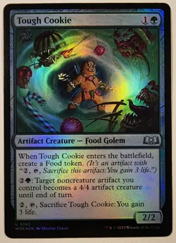 MTG - Tough Cookie - Foil - WOE 193 - Wilds of Eldraine - U - Image 1
