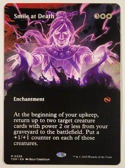 MTG - Smile at Death (Borderless) - - TDM 329 - Tarkir: Dragonstorm - M - Image 1