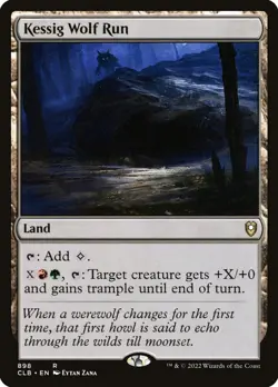 MTG - Kessig Wolf Run - CLB 898 - Battle for Baldur's Gate - Rare - Magic - Image 1