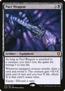 MTG - Pact Weapon - CLB 139/361 - Battle for Baldur's Gate - Mythic - Magic - Image 1