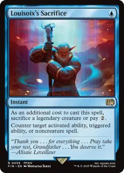 MTG - Louisoix's Sacrifice - FIN 0059 - Final Fantasy - Rare Magic the Gathering - Image 1