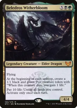 MTG - Beledros Witherbloom - STX 163/275 - Strixhaven - Mythic - Magic - Image 1