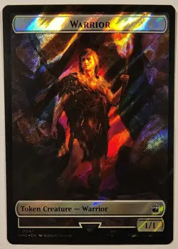 MTG - Warrior (0041) // Cyberman (0056) - Surge Foil - WHO - Doctor Who - Token - Image 1